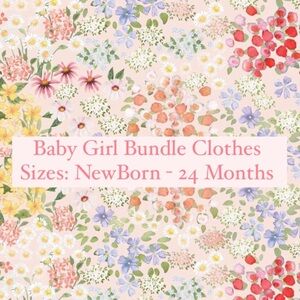 Bundle of more of 35 Baby Girl Clothes 🧸🎀